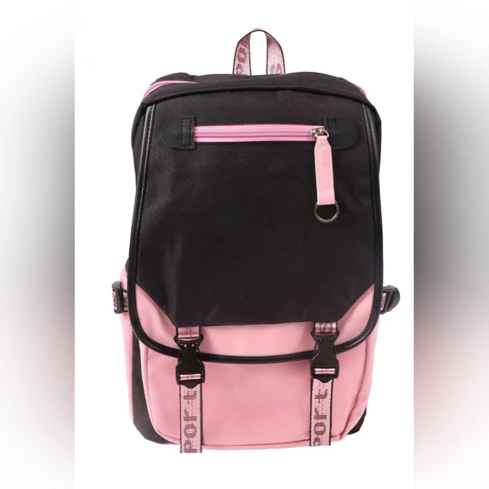 Backpack Barbie Pink Girls Kids Back Pack Girl Black Pink School Tote Bag
